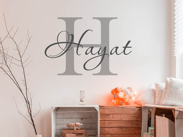 Wandtattoo Hayat