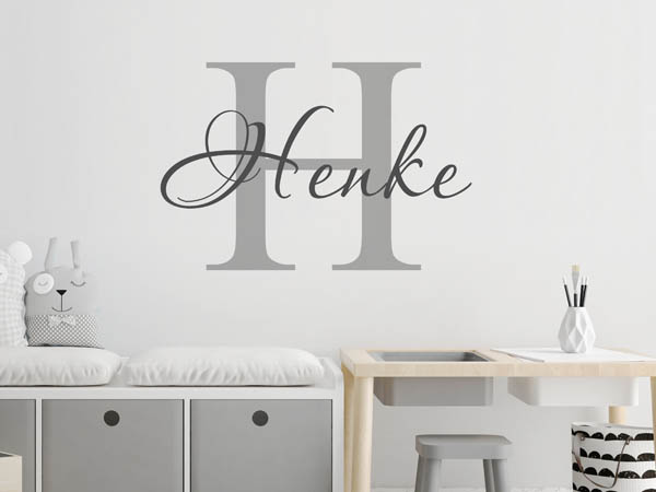 Wandtattoo Henke