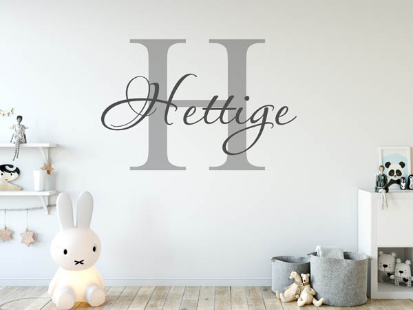 Wandtattoo Hettige
