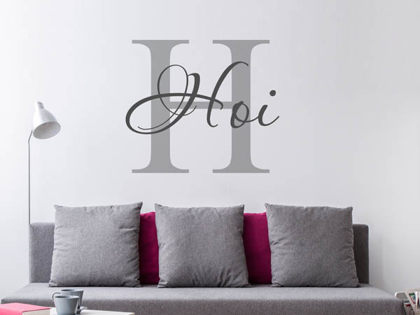 Wandtattoo Hoi