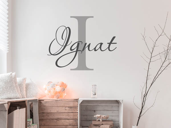 Wandtattoo Ignat