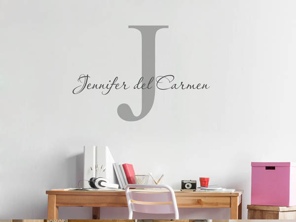 Wandtattoo Jennifer del Carmen