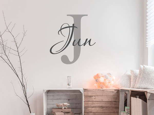 Wandtattoo Jun