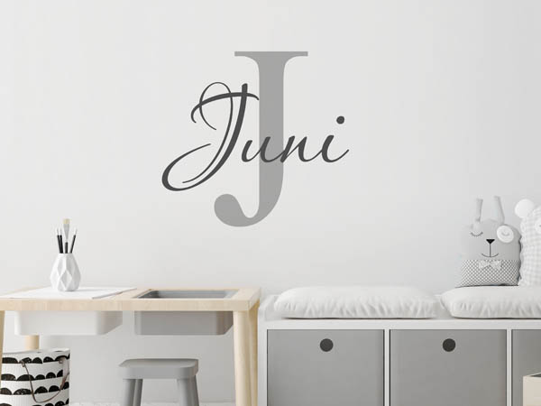 Wandtattoo Juni