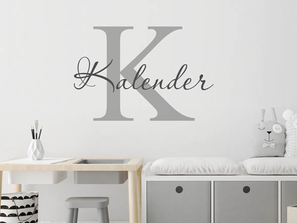 Wandtattoo Kalender