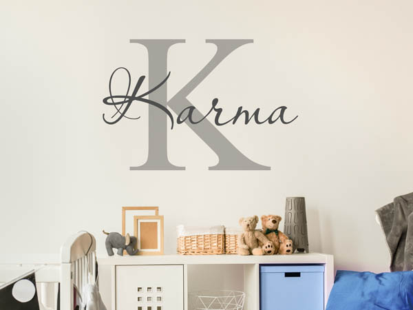 Wandtattoo Karma