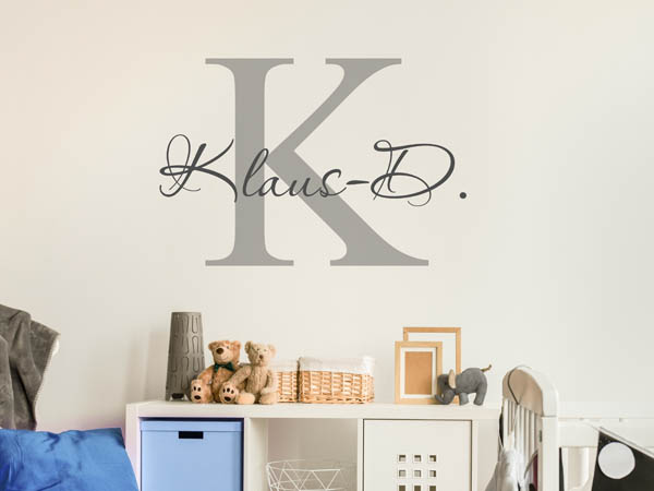 Wandtattoo Klaus-D.