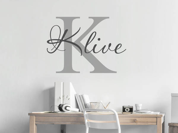 Wandtattoo Klive