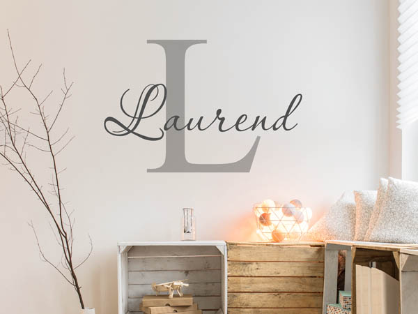 Wandtattoo Laurend
