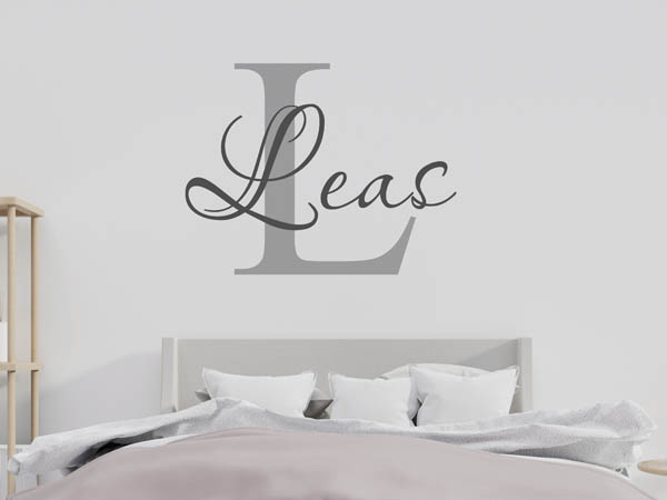 Wandtattoo Leas
