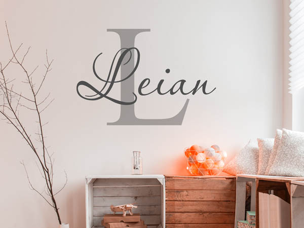 Wandtattoo Leian