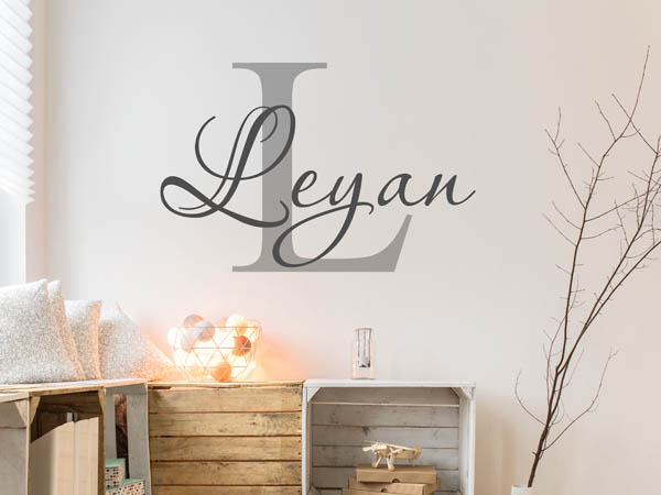 Wandtattoo Leyan