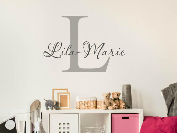 Wandtattoo Lila-Marie