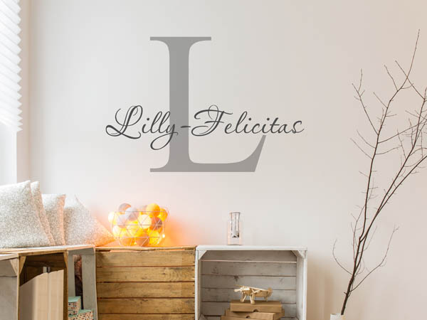 Wandtattoo Lilly-Felicitas