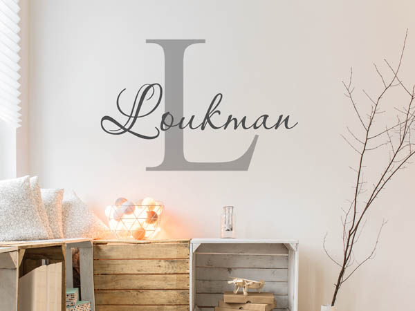 Wandtattoo Loukman