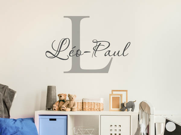 Wandtattoo Léo-Paul