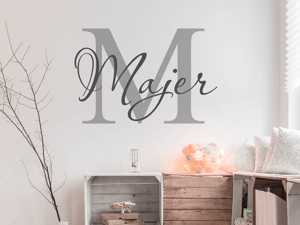 Wandtattoo Majer