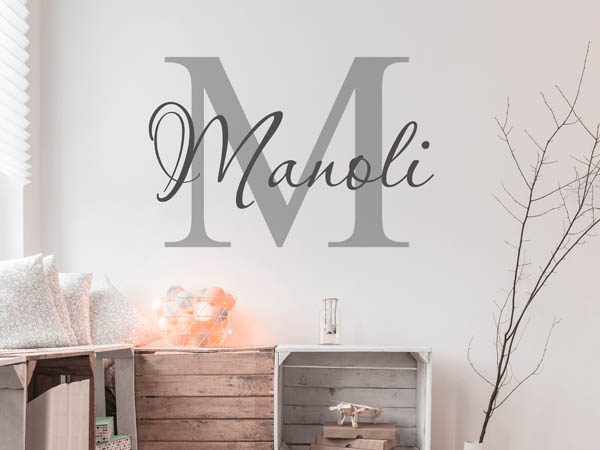 Wandtattoo Manoli