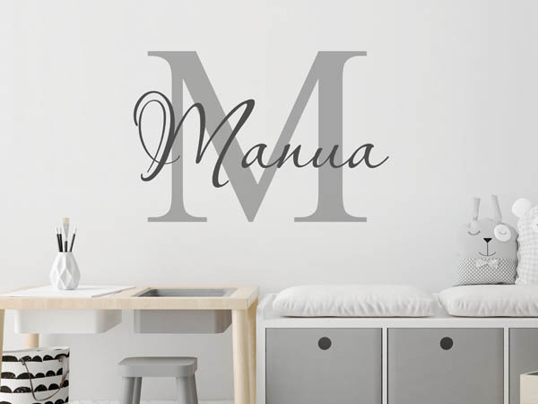 Wandtattoo Manua