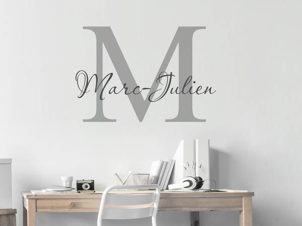 Wandtattoo Marc-Julien