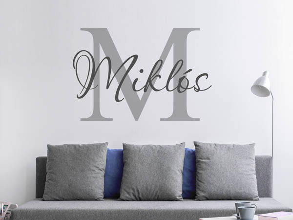 Wandtattoo Miklós