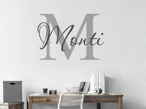 Wandtattoo Monti