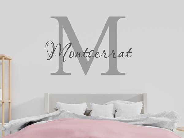 Wandtattoo Montserrat