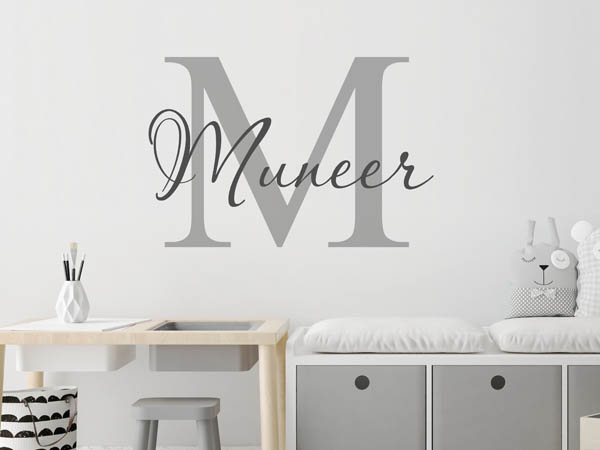Wandtattoo Muneer