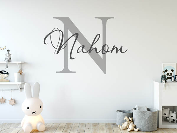 Wandtattoo Nahom