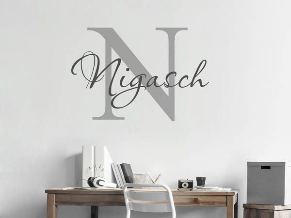 Wandtattoo Nigasch