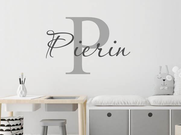 Wandtattoo Pierin