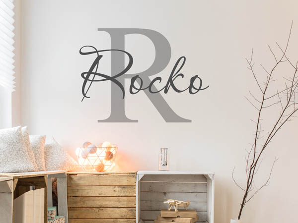 Wandtattoo Rocko