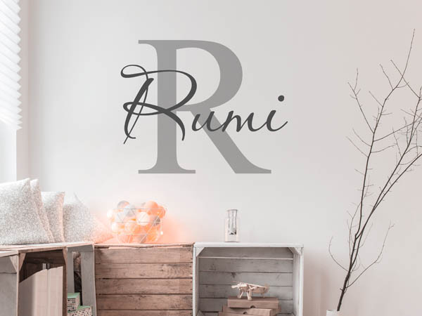 Wandtattoo Rumi