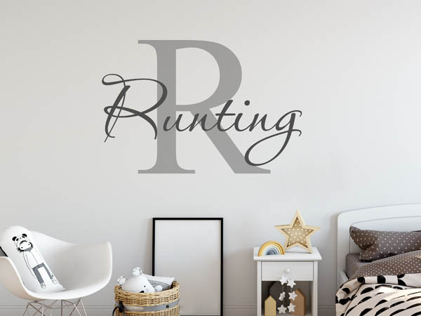 Wandtattoo Runting