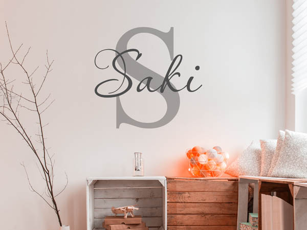Wandtattoo Saki