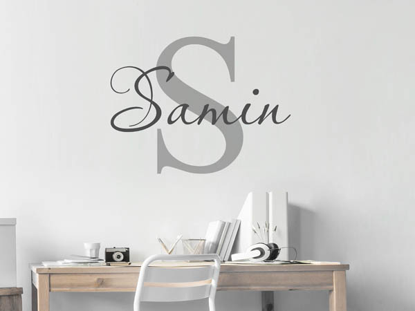 Wandtattoo Samin