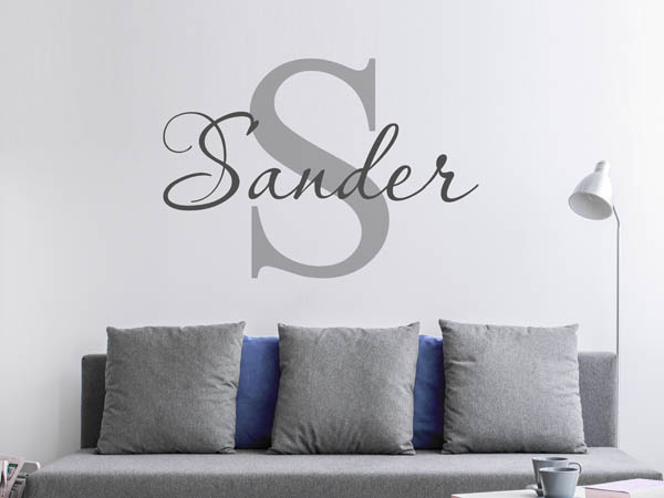 Wandtattoo Sander