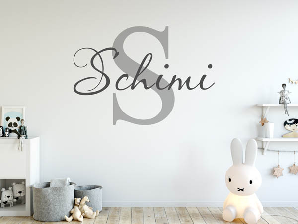 Wandtattoo Schimi