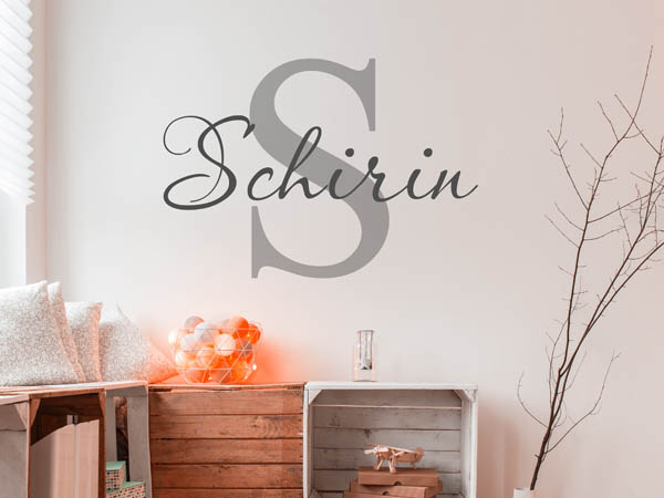 Wandtattoo Schirin