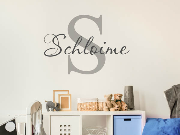 Wandtattoo Schloime