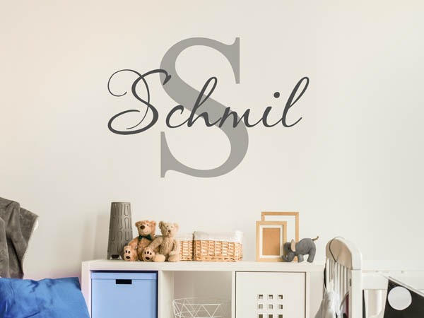 Wandtattoo Schmil