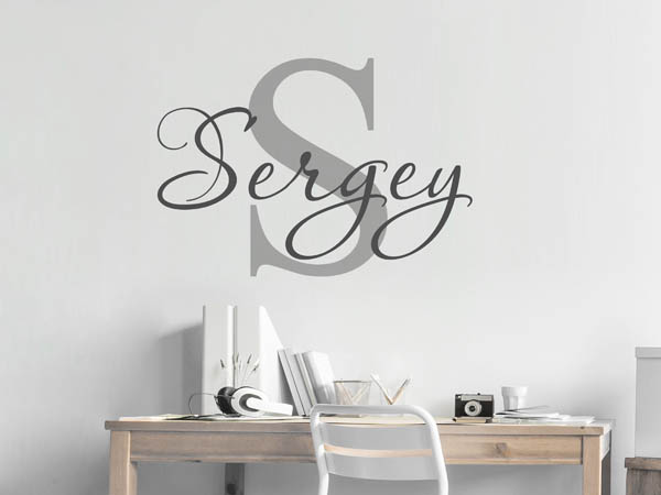 Wandtattoo Sergey