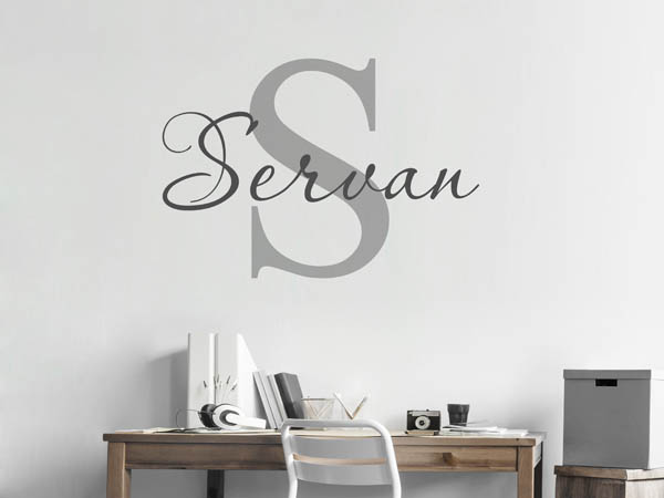 Wandtattoo Servan