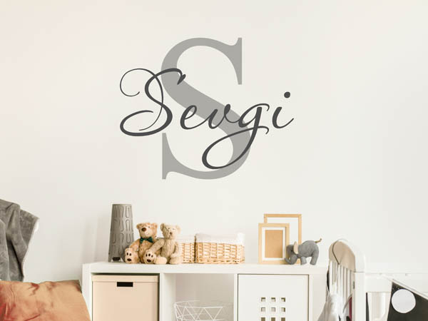 Wandtattoo Sevgi