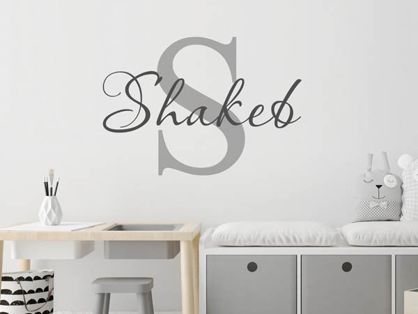 Wandtattoo Shakeb