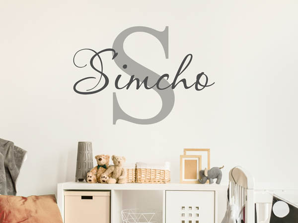 Wandtattoo Simcho