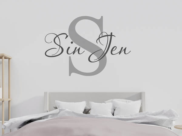 Wandtattoo Sin Jen