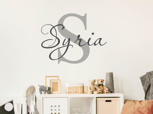 Wandtattoo Syria