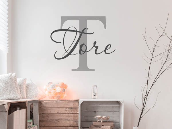 Wandtattoo Tore