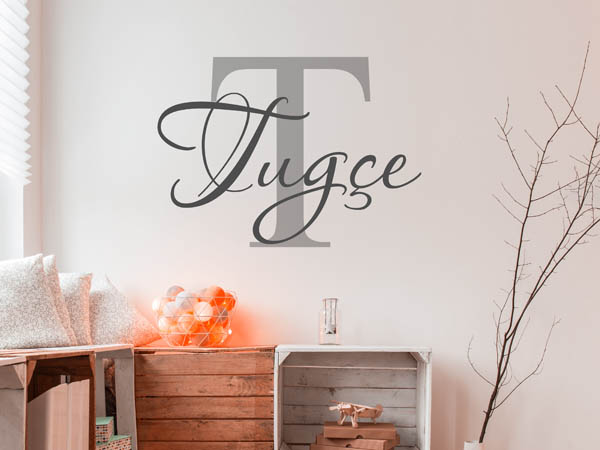 Wandtattoo Tugçe